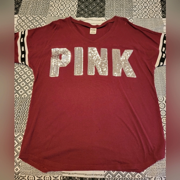 PINK Victoria's Secret Tops - PINK Dolman Sleeve Bling Top